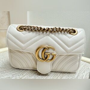 Gucci GG Marmont Small White – Excellent Condition + Authentication